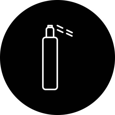 Temizlik spreyinin vektör illüstrasyonu