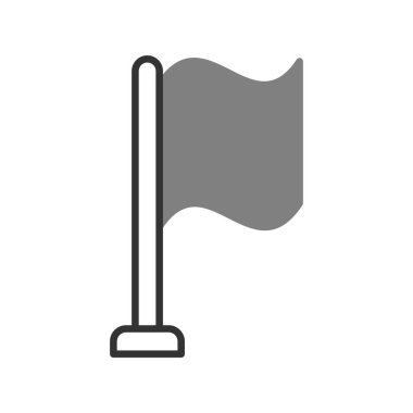 bayrak ikonu vektör illüstrasyonu