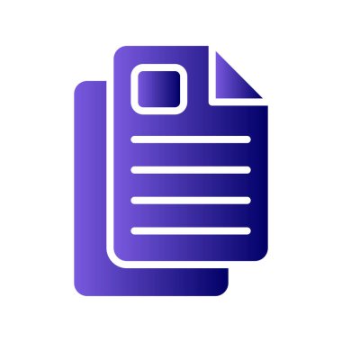 belge simgesi, illüstrasyon. düz tasarım biçimi.