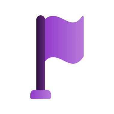 bayrak ikonu vektör illüstrasyonu