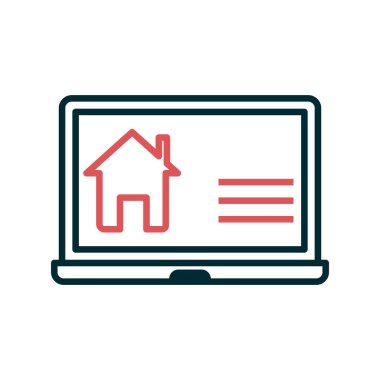 İnşaat Web Sitesi simgesi, vektör illüstrasyonu