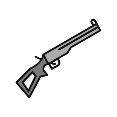 Silah. Web simgesi basit illüstrasyon 