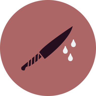 bıçak simgesi vektör illüstrasyonu