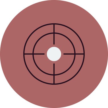 hedef simge vektör illüstrasyonu 