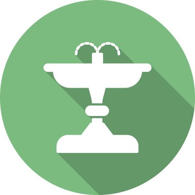 fıskiye ikonu vektör illüstrasyonu