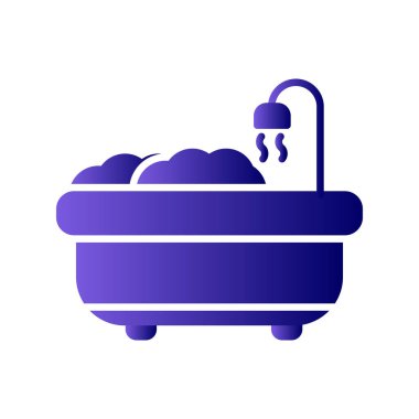 Küvet. Web simgesi basit tasarım 