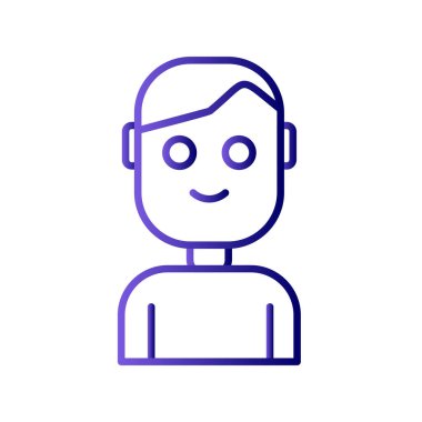 Ajan Avatar karakter vektör çizimi tasarımı