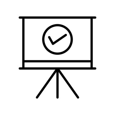 Keneli tahta. Web simgesi vektör illüstrasyonu