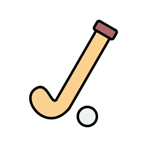 Icône Hockey Illustration Vectorielle — Image vectorielle