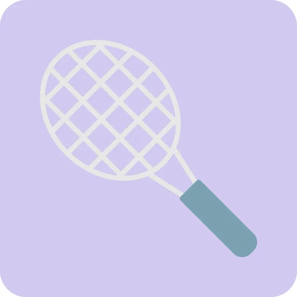 Tennisschläger Einfaches Design — Stockvektor