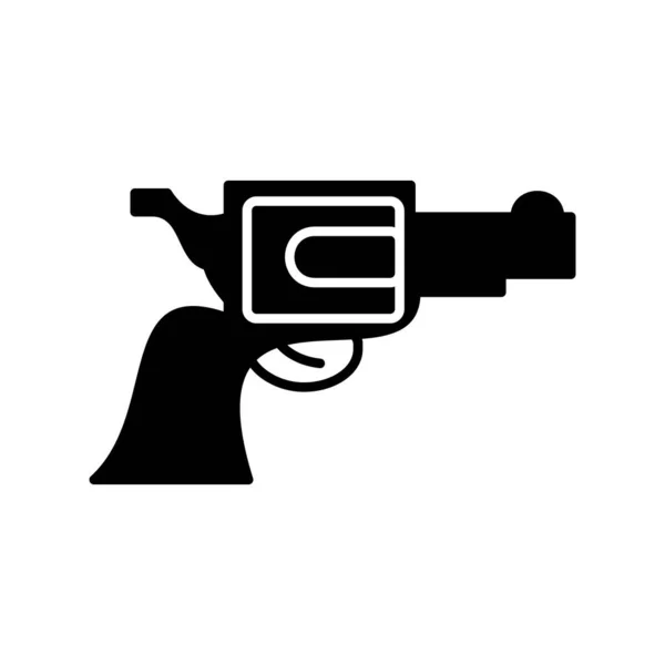 Vector Illustration Pistol Icon — Stock Vector