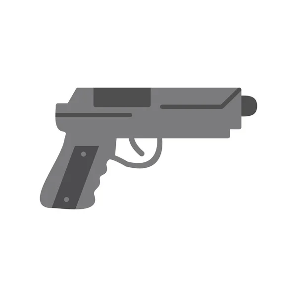 Vector Illustration Gun Icon — Stock Vector