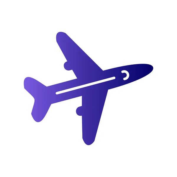 Aeroplane Icon Vector Illustration — 스톡 벡터