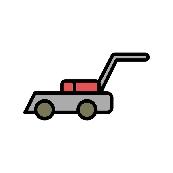 芝刈り機のアイコンのベクトル図 — ストックベクタ