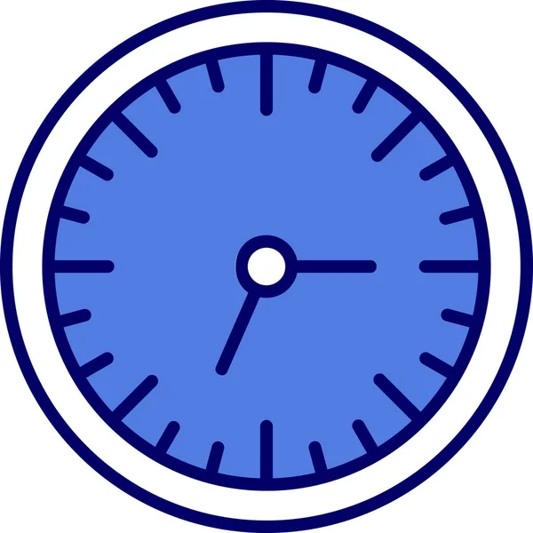 Zegar Ścienny Ikona Web Prosta Ilustracja — Wektor stockowy