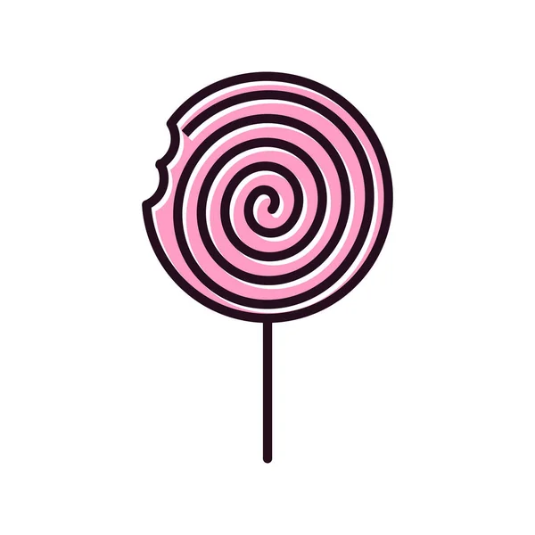 Lollipop Icon Vector Illustration — Stock Vector