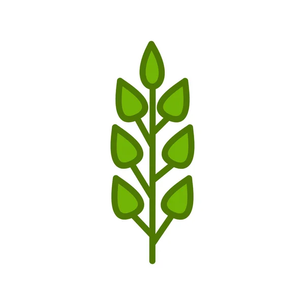 Vektorová Ilustrace Ikony Pšenice — Stockový vektor