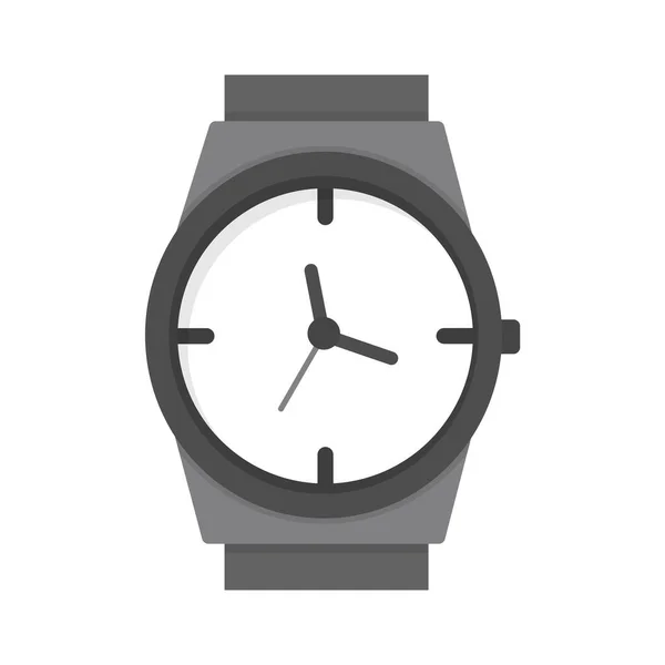 Reloj Pulsera Icono Vector Ilustración — Archivo Imágenes Vectoriales