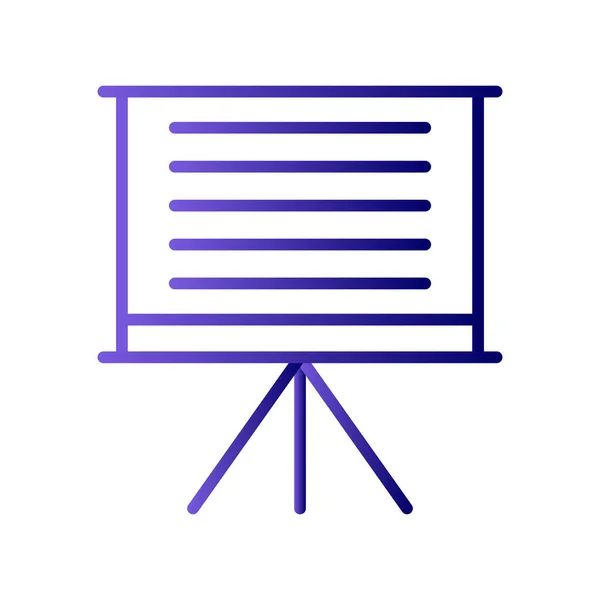 Presentation Icon Vector Illustration — Stock Vector