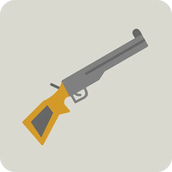 Arma Icono Web Ilustración Simple — Vector de stock