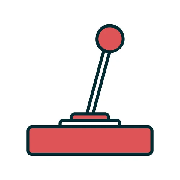 Joy Stick Web Icon Design Semplice — Vettoriale Stock