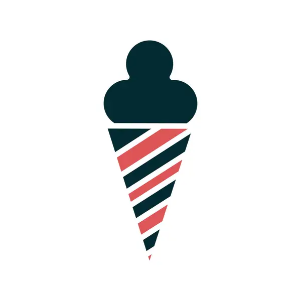 Icecream图标矢量插图 — 图库矢量图片