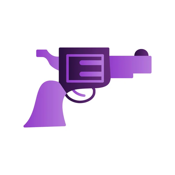 Vector Illustration Pistol Icon — Stock Vector