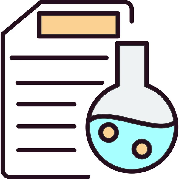 Archivo Frasco Icono Web Ilustración Simple Símbolo Química — Archivo Imágenes Vectoriales