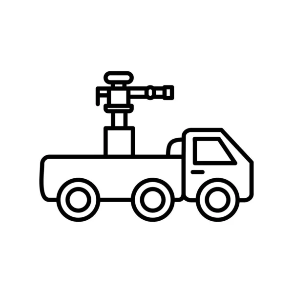 Ilustracja Wektora Pojazdu Opancerzonego — Wektor stockowy