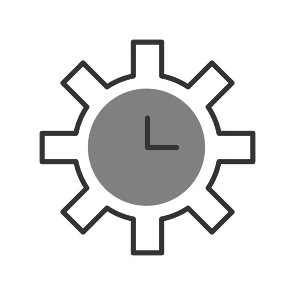 Zeitmanagement Icon Vektor Illustration — Stockvektor