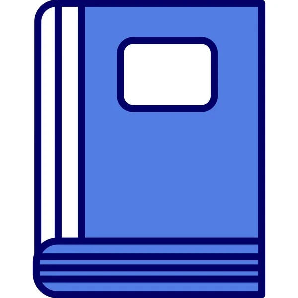 Книжка Простий Дизайн Піктограми Веб — стоковий вектор