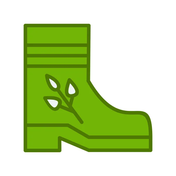 Icona Delle Scarpe Illustrazione Vettoriale — Vettoriale Stock