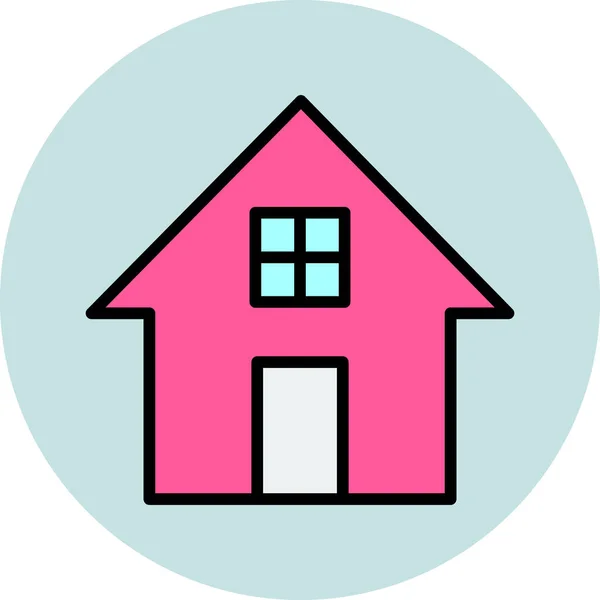 Home Icon Vector Illustration — Stock Vector