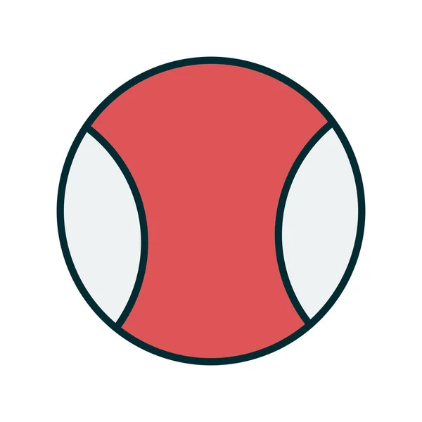 Значок Теннисного Мяча Простая Иллюстрация — стоковый вектор