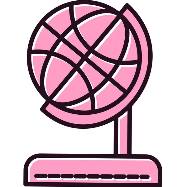 Ikona Kuli Ziemskiej Ilustracja Wektorowa Koncepcja Logo Ziemi — Wektor stockowy