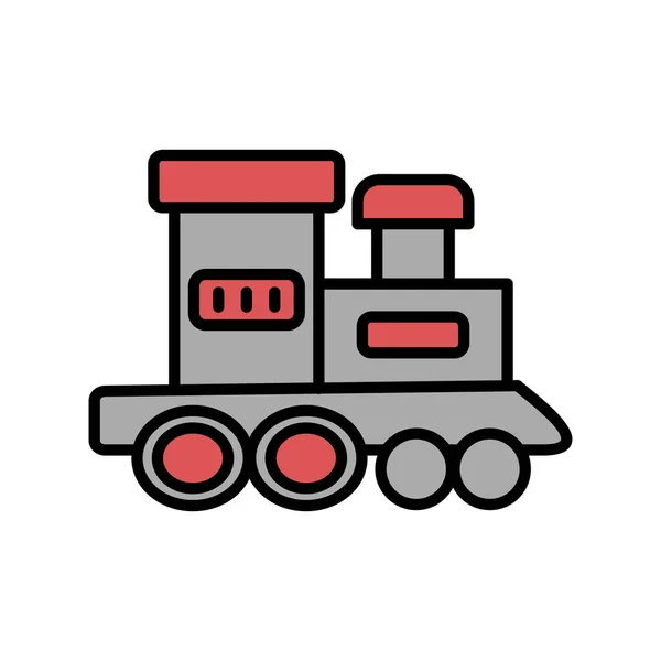 Trein Icoon Vector Illustratie — Stockvector