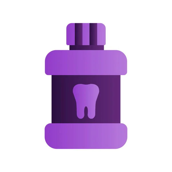 Mouth Wash Icon Vector Isolated White Background Your Web Mobile — Stock Vector
