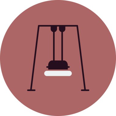 Swing simgesinin vektör illüstrasyonu