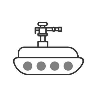 Tankın vektör illüstrasyonu  