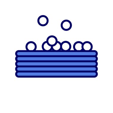 Top havuzu ikon vektör çizimi