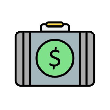 Evrak Dosyası ikon vektör illüstrasyonu