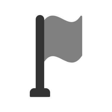 bayrak ikonu vektör illüstrasyonu