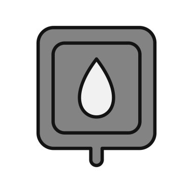 Kan Torbası simgesi, vektör çizimi