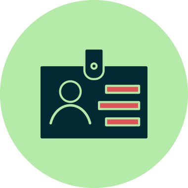 kart simge vektör çizim