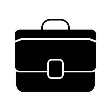 evrak çantası simgesi, vektör illüstrasyonu 