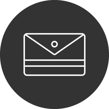 zarf simgesi vektör illüstrasyonu