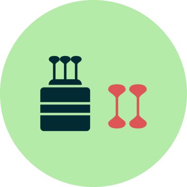 Cotton Swab vektör simgesi