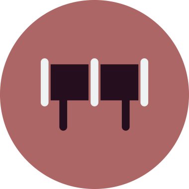 Tünel simgesinin vektör illüstrasyonu