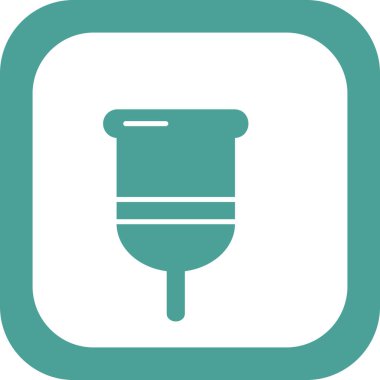 Adet Kupası ikonu vektör illüstrasyonu