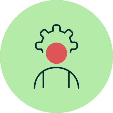 yönetici simgesi vektör çizimi